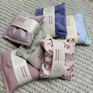 Little Botanic Label Sensorische Pittenzakjes - Paars/Roze (6-delig)