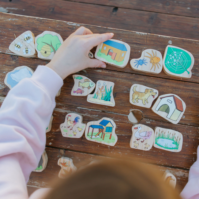 Freckled Frog - Match Spel Dieren en hun Thuis (24-delig)