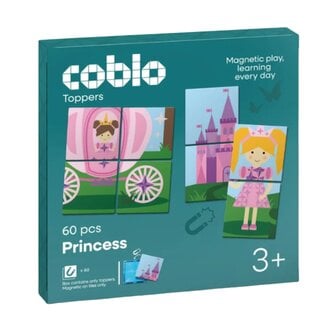 Coblo Magnetische Toppers - Prinsessen (60-delig)
