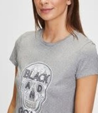 T-Shirt CORION Black and Gold Grijs