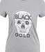 T-Shirt CORION Black and Gold Grijs