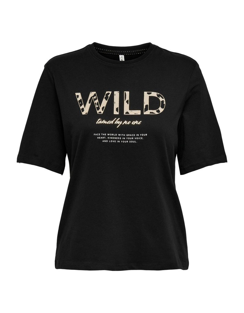 Only T-Shirt LEAH Only Wild Black
