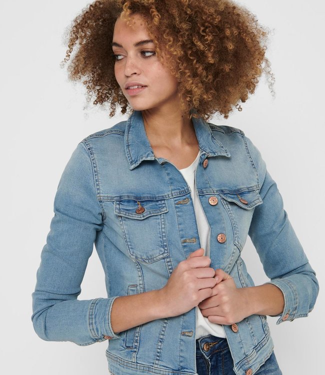 ONLY Vest jeans TIA Only  Dames licht blauw