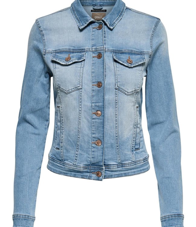 ONLY Vest jeans TIA Only  Dames licht blauw