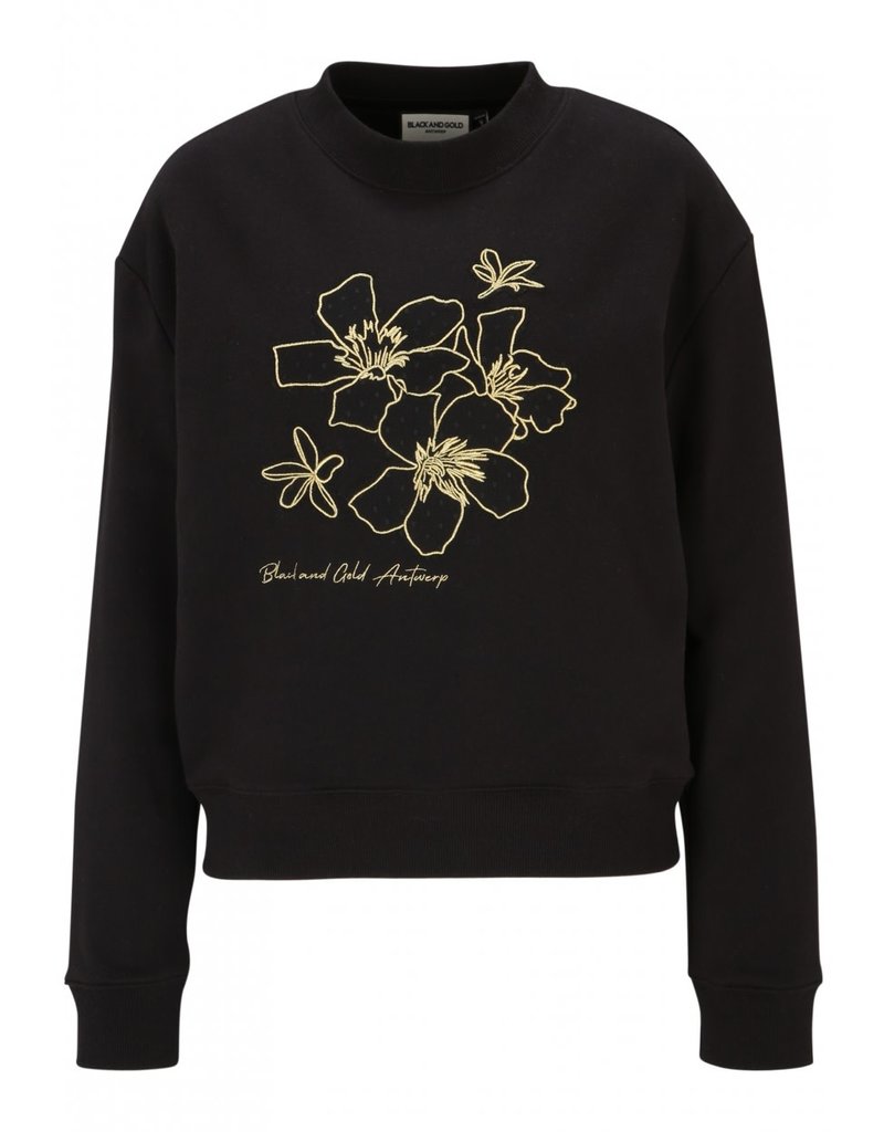 Black and Gold Sweater HUIMBA Black and Gold BLACK