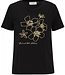 BLACK AND GOLD T-Shirt CUMACEBA Black and Gold Zwart