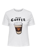 Only T-Shirt KITA COFFEE Only WHITE FIRST