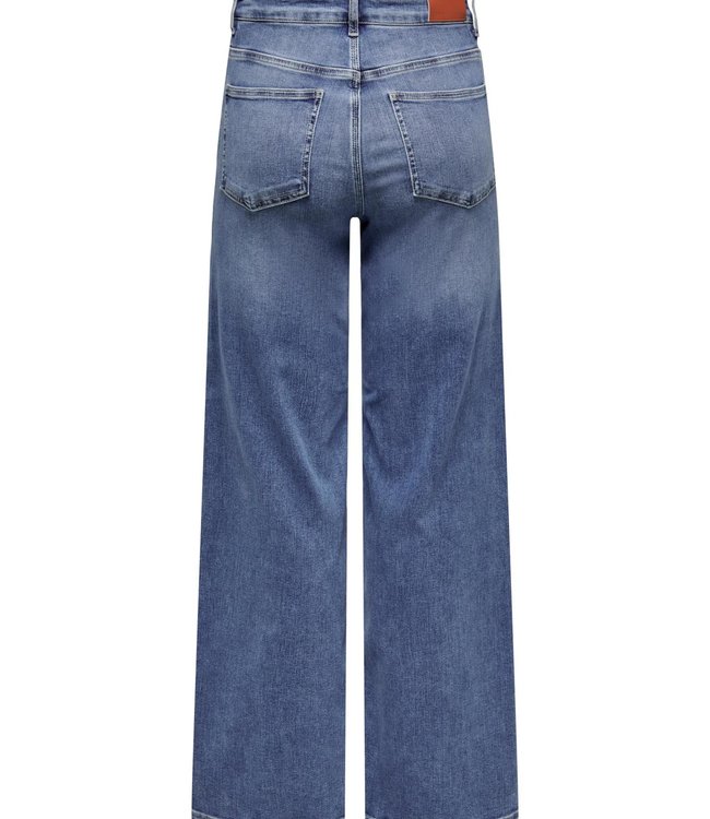 ONLY Broek MADISON WIDE Only Dames (NOOS) MEDIUM BLUE