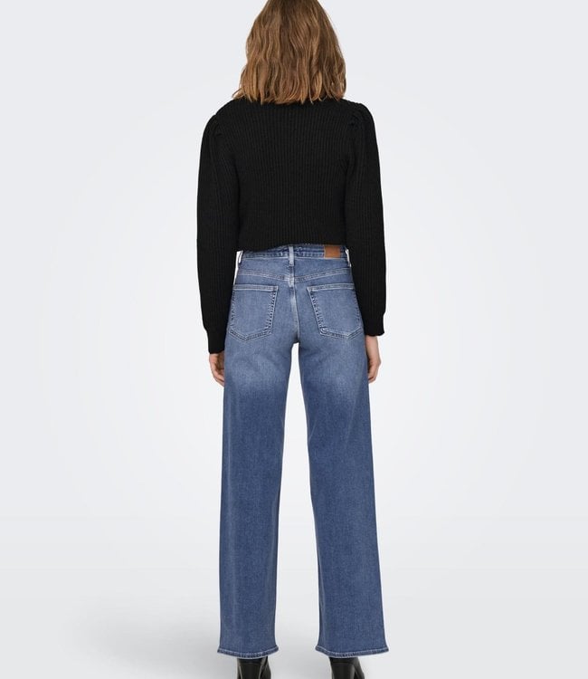 ONLY Broek MADISON WIDE Only Dames (NOOS) MEDIUM BLUE
