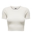 JDY T-Shirt Crop CIRKELINE Jacqueline de Yong CLOUD DANCER