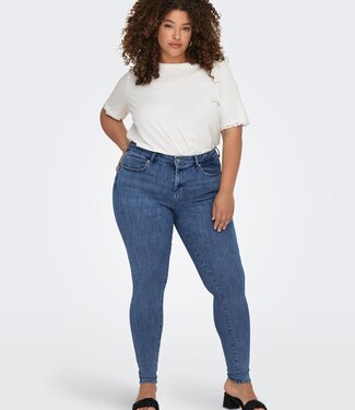 ONLY CARMAKOMA Broek Jeans POWER SKINNY PUSH UP Carmakoma (NOOS) LIGHT BLUE  DENIM