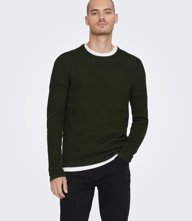 ONLY & SONS Pull PANTER KNIT Only & Sons (NOOS) ROSIN