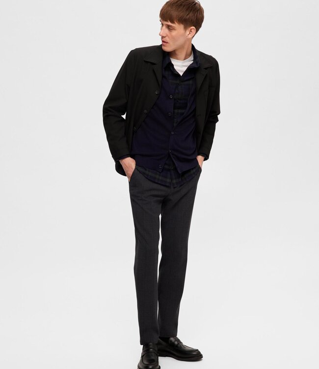 SELECTED HOMME Hemd SLIMOWEN Selected Hommes (NOOS) DARK NAVY CHECKS