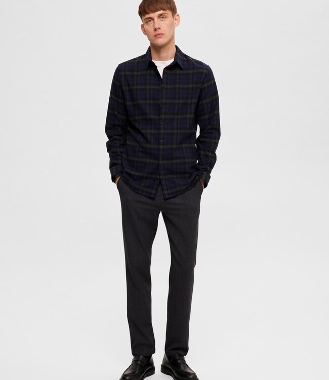 SELECTED HOMME Hemd SLIMOWEN Selected Hommes (NOOS) DARK NAVY CHECKS