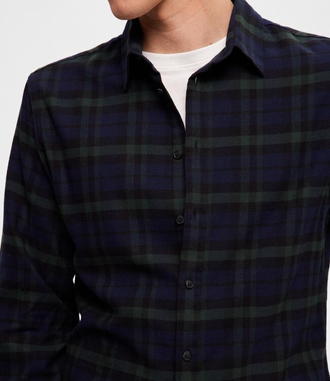 SELECTED HOMME Hemd SLIMOWEN Selected Hommes (NOOS) DARK NAVY CHECKS