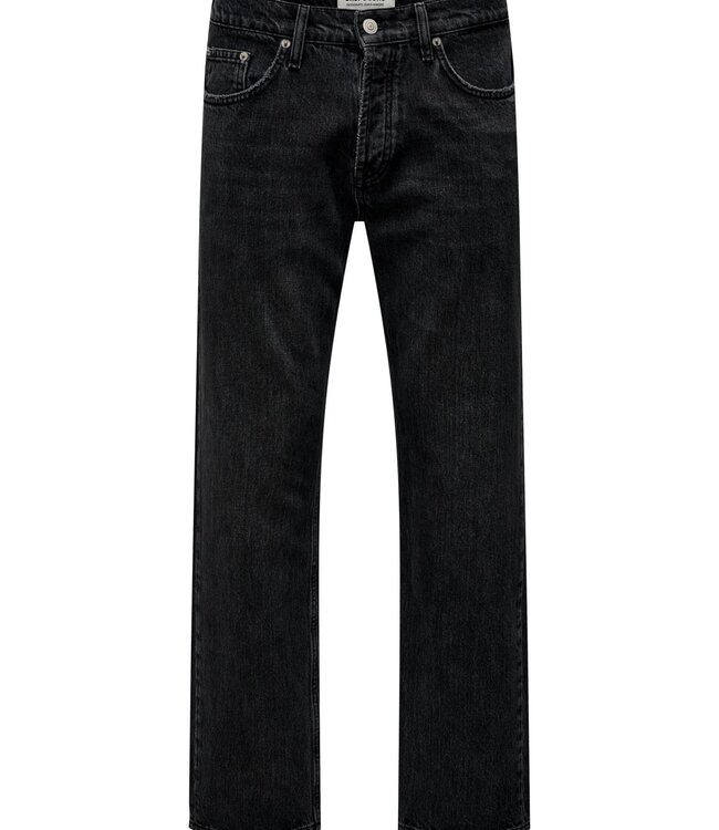 ONLY & SONS Broek SEDGE LOOSE 6985 Only & Sons (NOOS) BLACK  DENIM