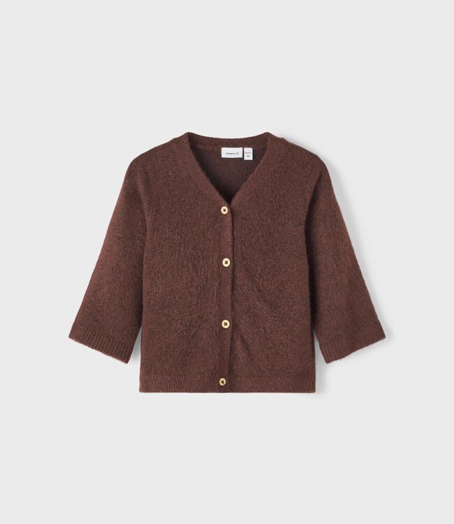 NAME-IT Gilet KASUSSI Name-It Girls RUM RAISIN