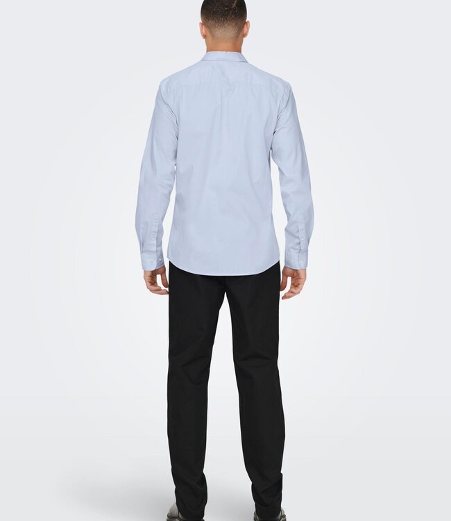 ONLY & SONS Hemd ANDY SLIM Only & Sons (NOOS) CASHMERE BLUE