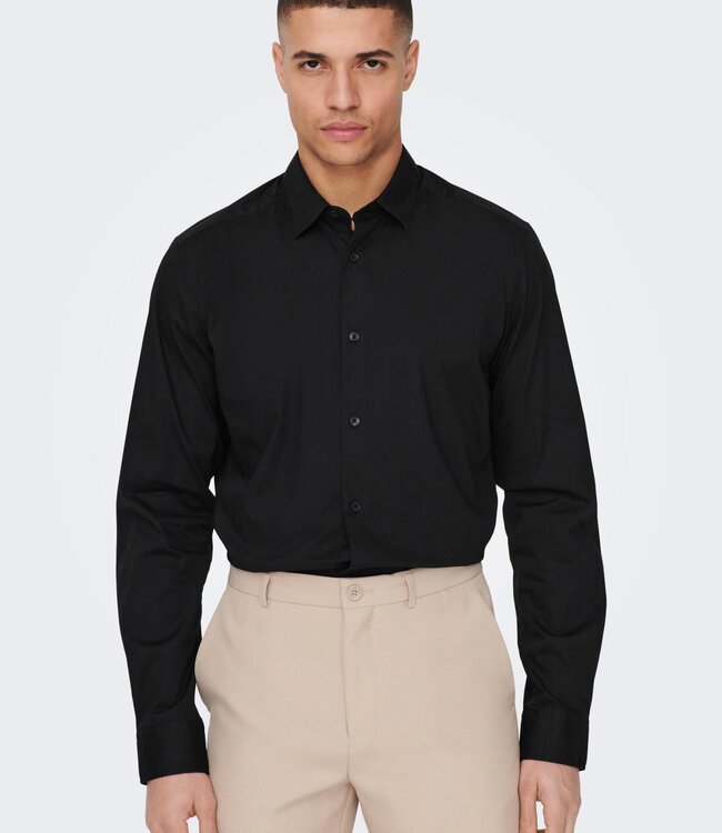 ONLY & SONS Hemd ANDY SLIM Only & Sons (NOOS) BLACK