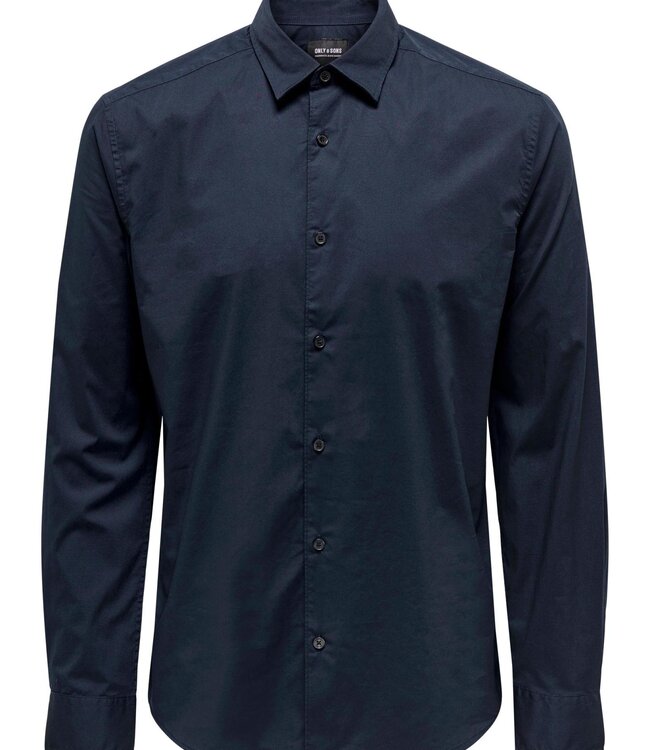 ONLY & SONS Hemd ANDY SLIM Only & Sons (NOOS) DARK NAVY