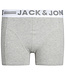 JACK & JONES KIDS Boxer SENSE 3 PACK Jack & Jones BLACK- GREY - MELANGE