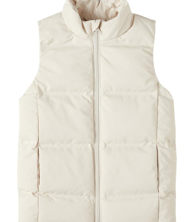 NAME-IT Bodywarmer MELLOW LONG PUFFER Name-It Girls MOONBEAM
