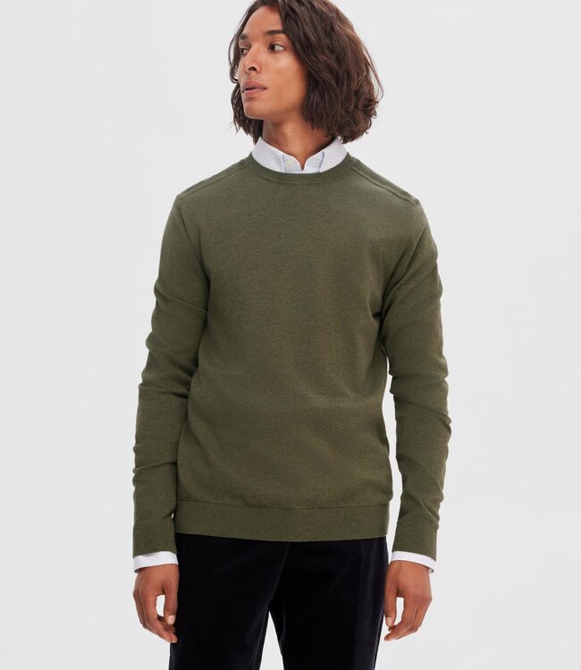 SELECTED HOMME Pull BERG CREW NECK  Selected Homme (NOOS)  IVY GREEN