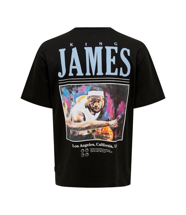 ONLY & SONS T-Shirt CELEBRITY LIFE Only & Sons BLACK JAMES
