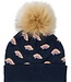 NAME-IT Muts MISA BEANIE Name - It DARK SAPPHIRE