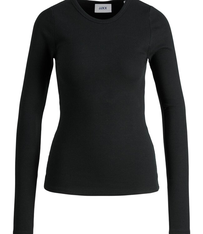 JJXX T-Shirt LM FREYA RIB JJXX (NOOS) BLACK