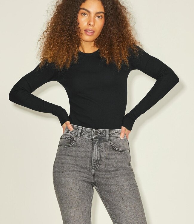 JJXX T-Shirt LM FREYA RIB JJXX (NOOS) BLACK