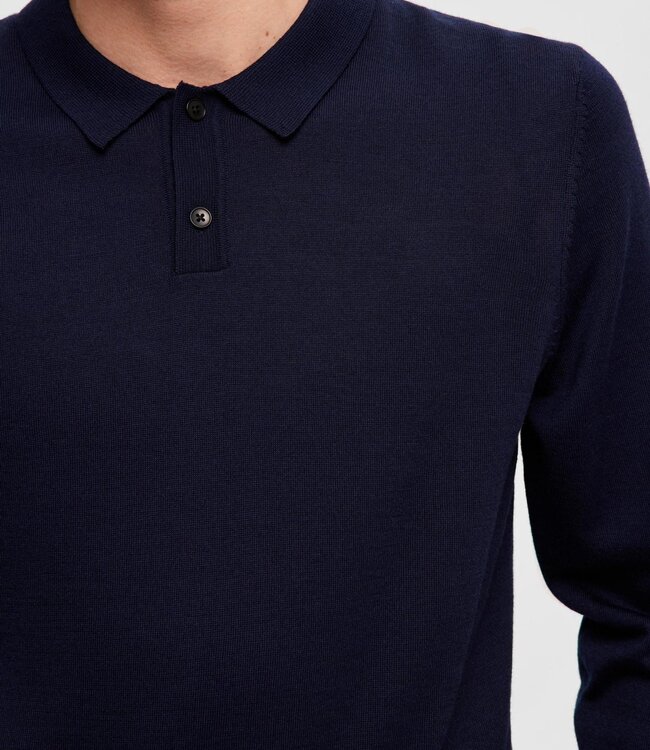 SELECTED HOMME Polo TOWN MERINO Only & Sons (NOOS) NAVY BLAZER