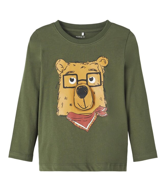 NAME-IT T-Shirt OAK Lange mouwen Name-it Boys RIFLE GREEN