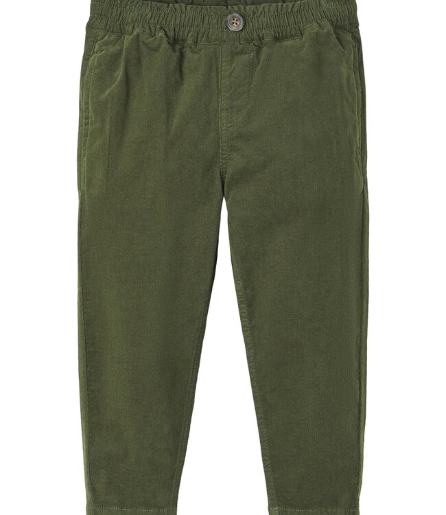 NAME-IT Broek Jeans BEN TAPERED CORD Name-It Boys RIFLE GREEN