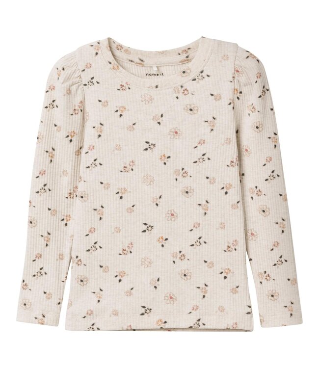 NAME-IT T-Shirt OSHA Lange mouwen Name-it Girls LIGHT MAHOGANY