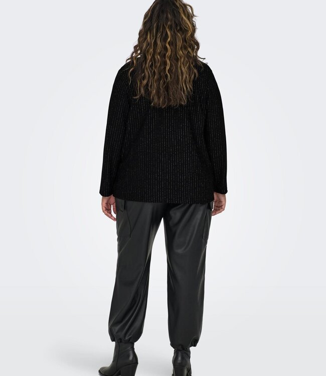 ONLY CARMAKOMA Blazer LISA Carmakoma BLACK SILVER GLITTER