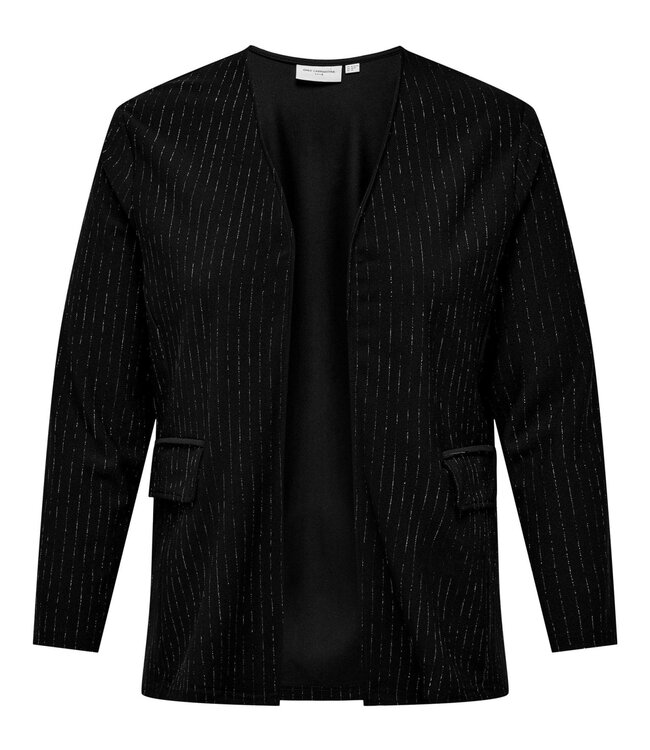 ONLY CARMAKOMA Blazer LISA Carmakoma BLACK SILVER GLITTER