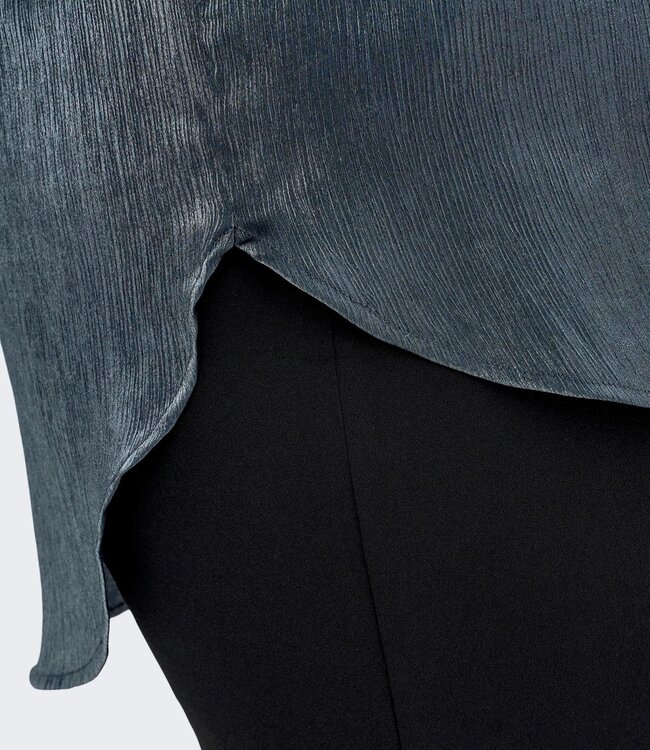 ONLY CARMAKOMA Blouse LINDA Carmakoma BLACK SILVER LUREX