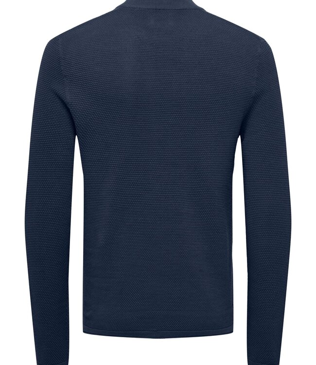 ONLY & SONS Pull PANTER MOCK Only & Sons DRESS BLUES