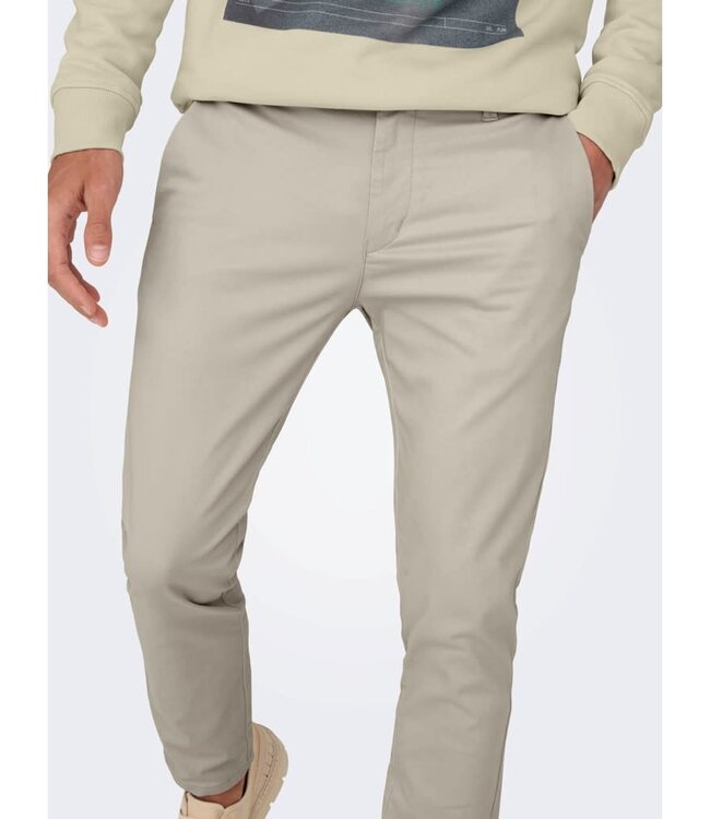 ONLY & SONS Broek PETE SLIM CHINO Only & Sons (NOOS) SILVER LINING