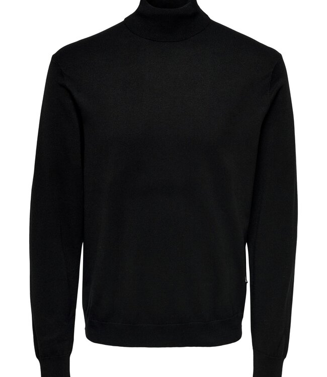ONLY & SONS Pull SWYLER ROLL NECK  Only & Sons (NOOS) BLACK