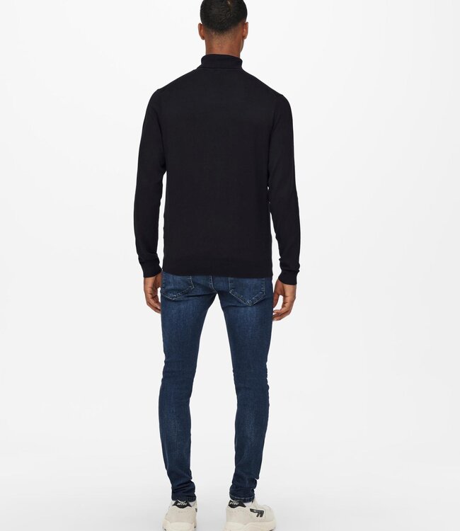 ONLY & SONS Pull SWYLER ROLL NECK  Only & Sons (NOOS) BLACK