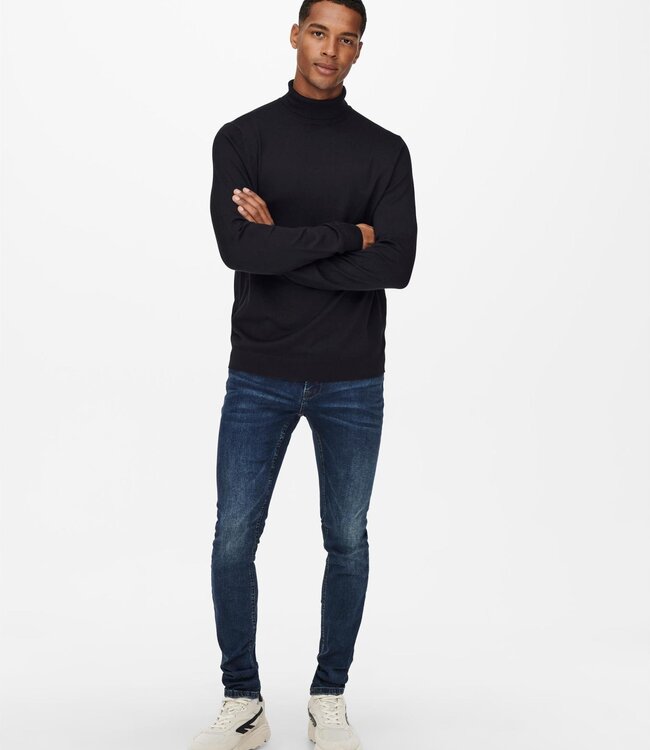 ONLY & SONS Pull SWYLER ROLL NECK  Only & Sons (NOOS) BLACK