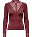 ONLY T-Shirt TILDE Only Dames (NOOS) CHOCOLATE TRUFFLE