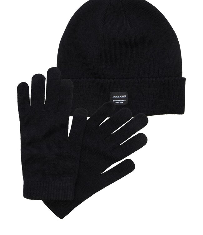 JACK & JONES KIDS Muts en Handschoen GIFTBOX Jack & Jones BLACK