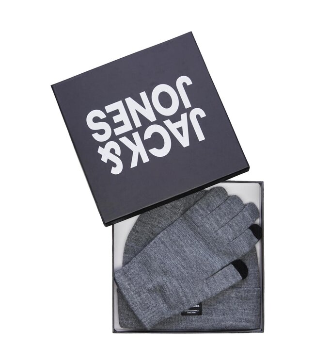 JACK & JONES KIDS Muts en Handschoen GIFTBOX Jack & Jones GREY MELANGE
