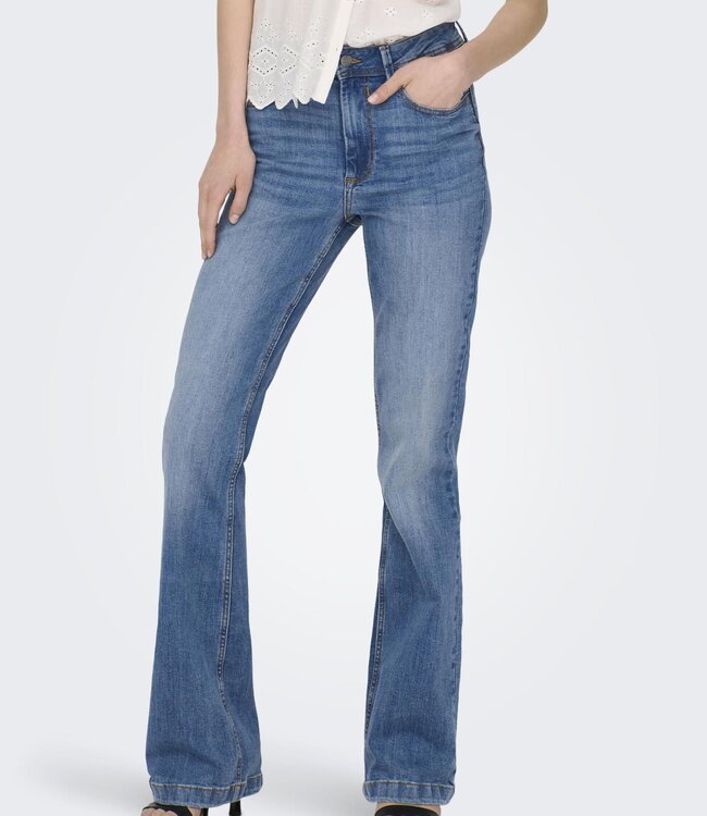 JDY Broek jeans  FLORA Flared JDY MEDIUM BLUE