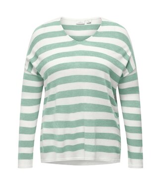 ONLY CARMAKOMA Pull AMALIA carmakoma CLOUD DANCER SUBTLE GREEN
