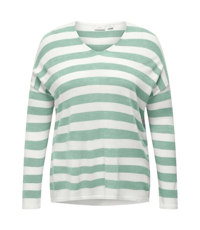 ONLY CARMAKOMA Pull AMALIA carmakoma CLOUD DANCER SUBTLE GREEN