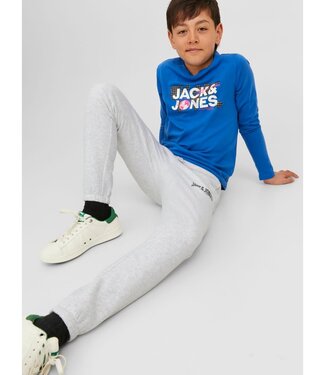 JACK & JONES KIDS Broek jogging KANE jack & jones WHITE MELANGE